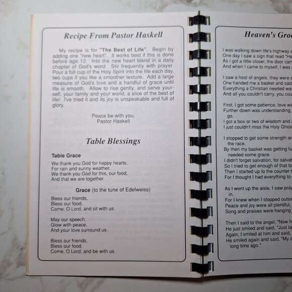 First Baptist Church Raleigh North Carolina Pastor Haskell 1994 Cook Book Recipe - Picture 2 of 10
